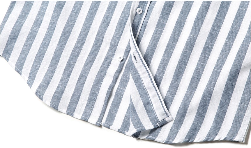 KSM China Collar Striped Shirt (J0418026) | Striped for Men | KOODING
