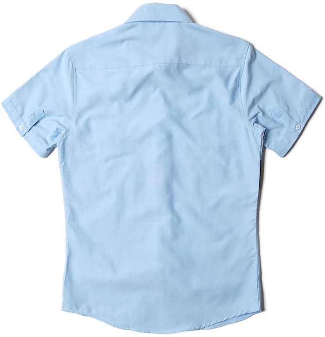 KSM Vent Coloration Light Blue Short Sleeve Shirt | Casual Shirts for ...