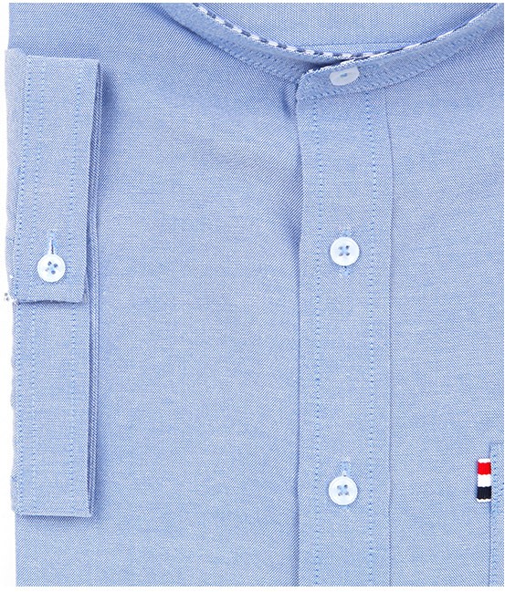 KSM China Collar Pocket Short Sleeve Shirt | Dress Shirts for Men | KOODING
