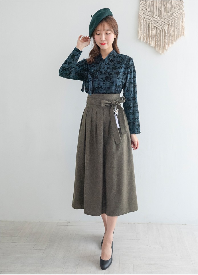 Modern hanbok cheap skirt