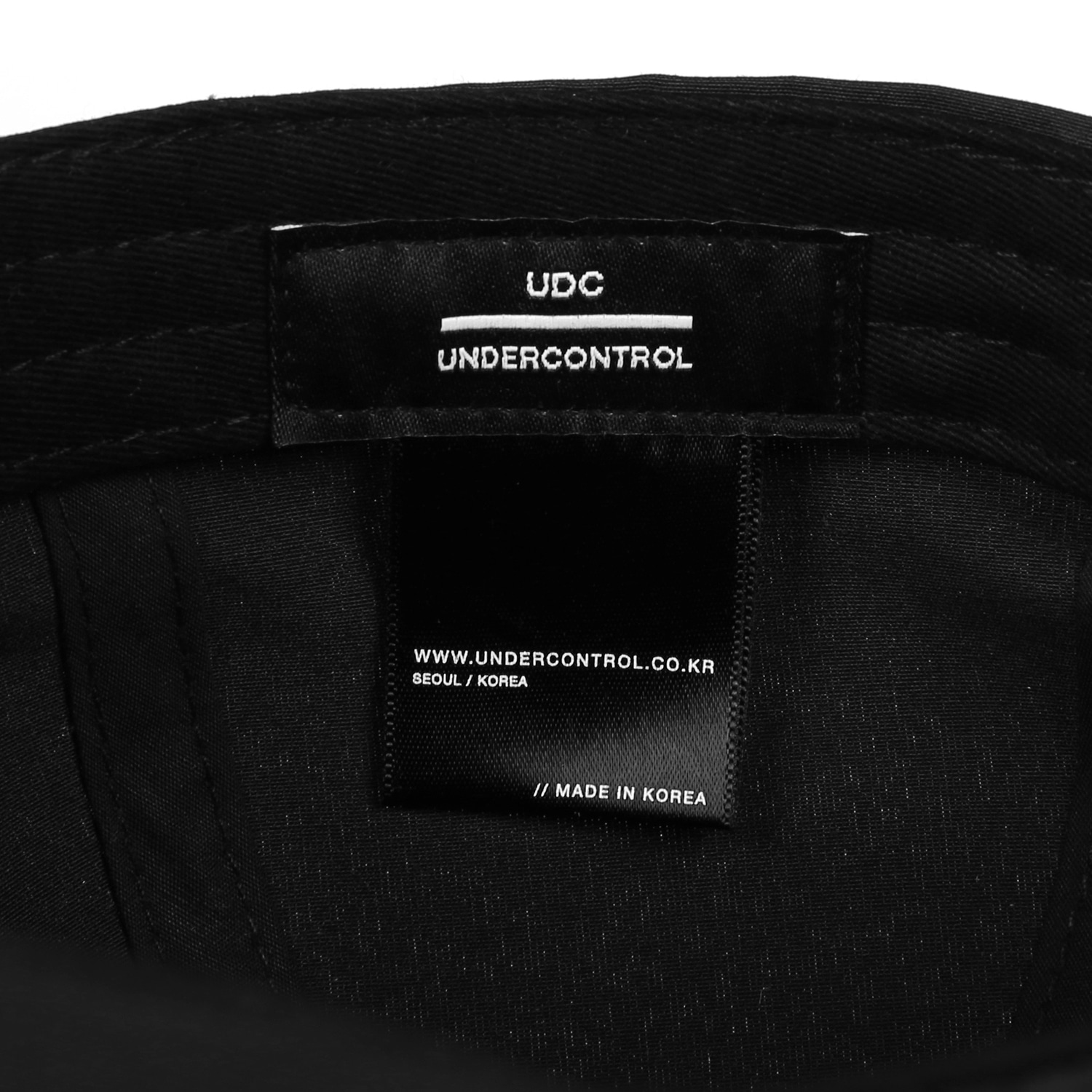 UNDERCONTROL Back Logo Bumper B B Black | Hats for Men | KOODING