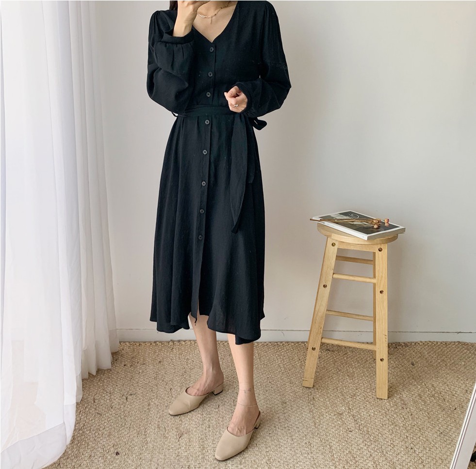 Envy Look Potential Long Sleeve Dress | Shirt Dresses for Women | KOODING