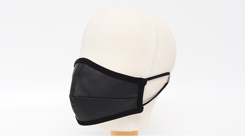 MJS Synthetic Leather Face Fashion Mask | KOODING