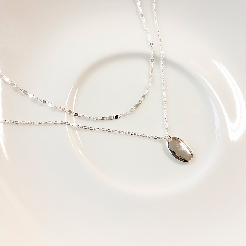 Soo And Soo Mate Layered Silver Necklace Necklaces For Women Kooding