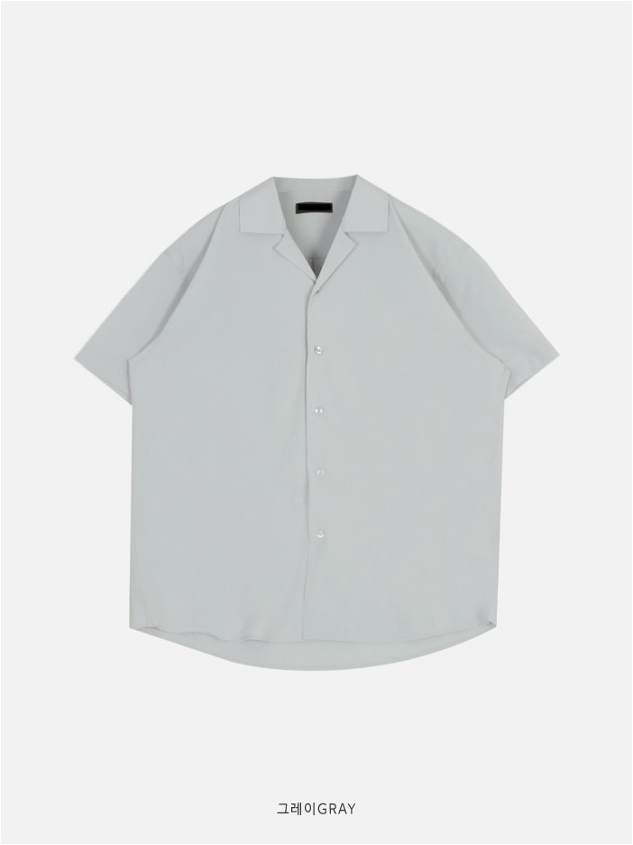 FLYDAY Feel Open Collar Short Sleeve Shirt | Casual Shirts for Men