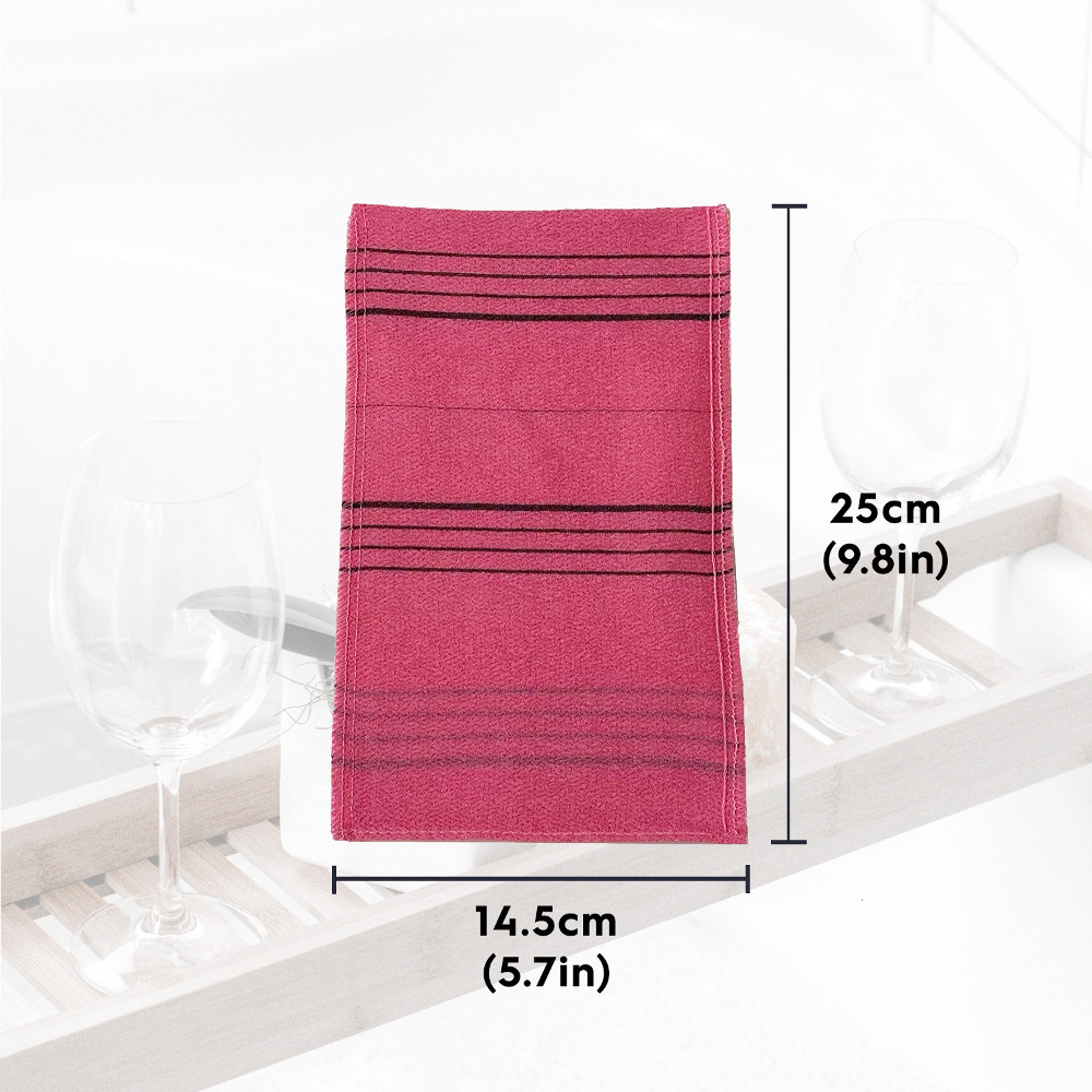 Mirror Mirror Italian Viscose Body Scrub Mitt Towel - Set of 2