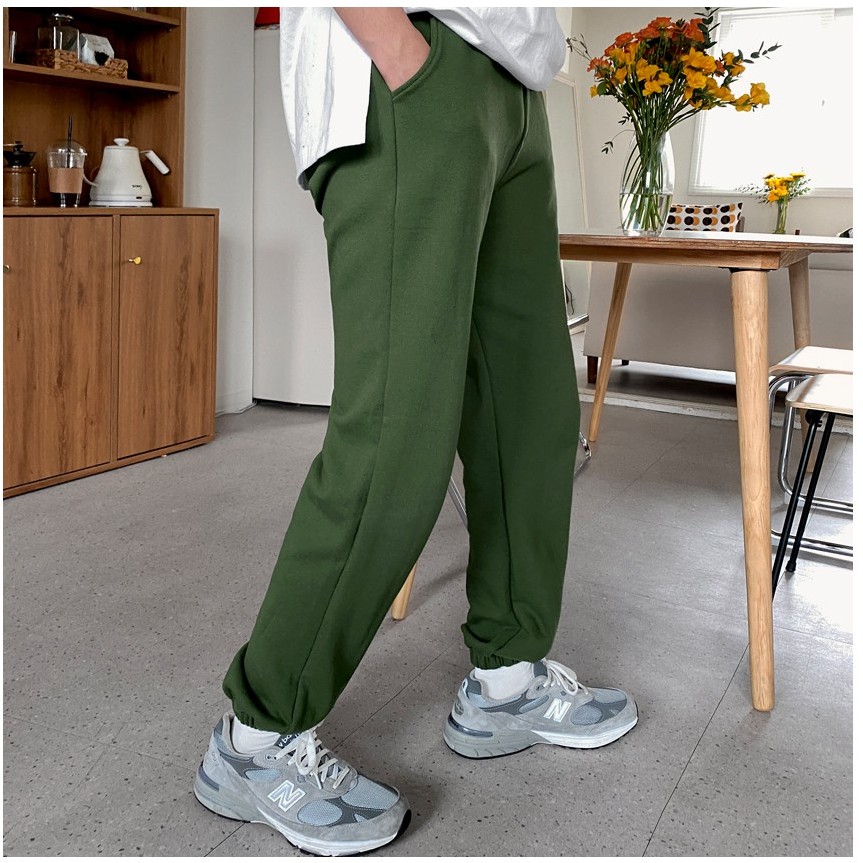 Buy Louis Philippe ATHPLAY Men Olive Green Solid Joggers With Printed Sides  - Track Pants for Men 19056544 | Myntra