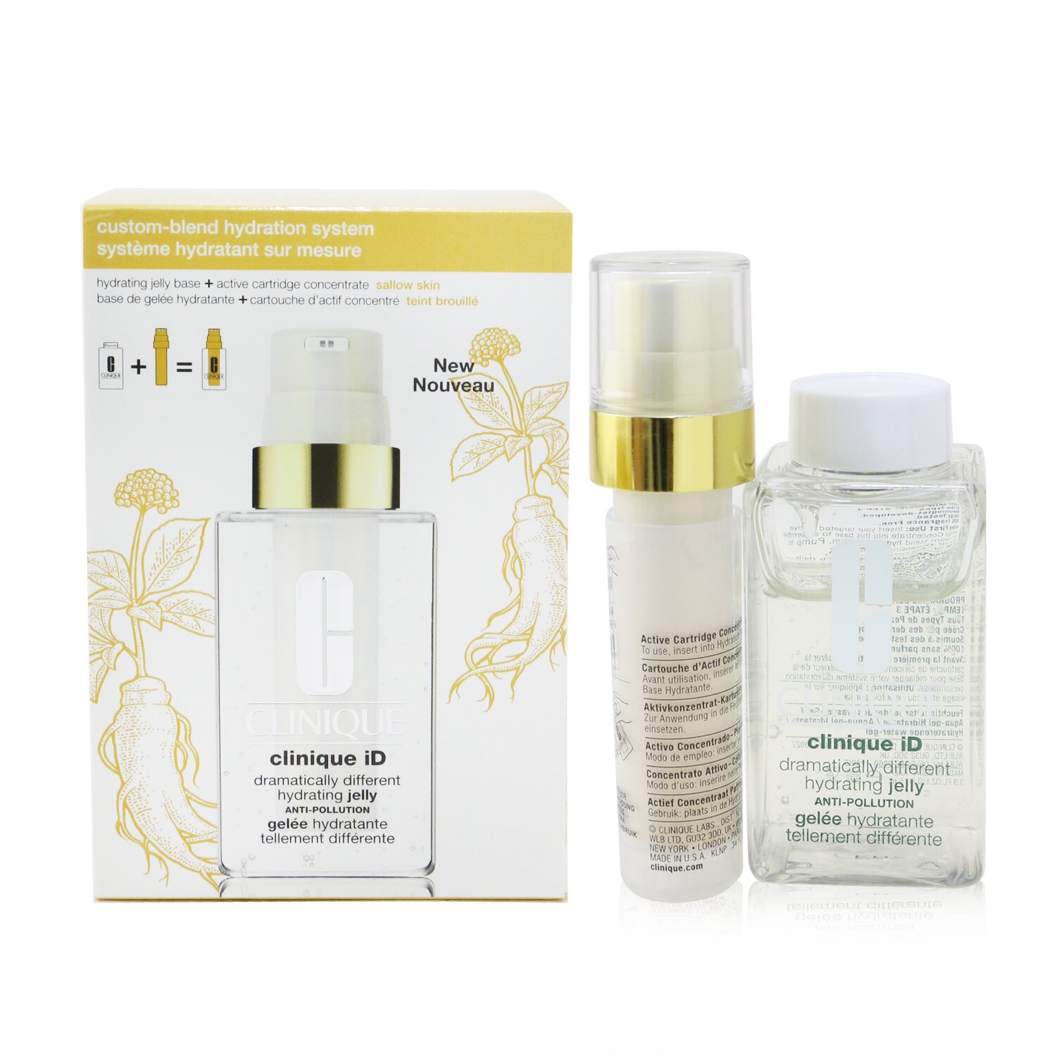 wildernis huiswerk onaangenaam Clinique iD Dramatically Different Hydrating Jelly + Active Cartridge  Concentrate For Sallow Skin 125ml/4.2oz | KOODING