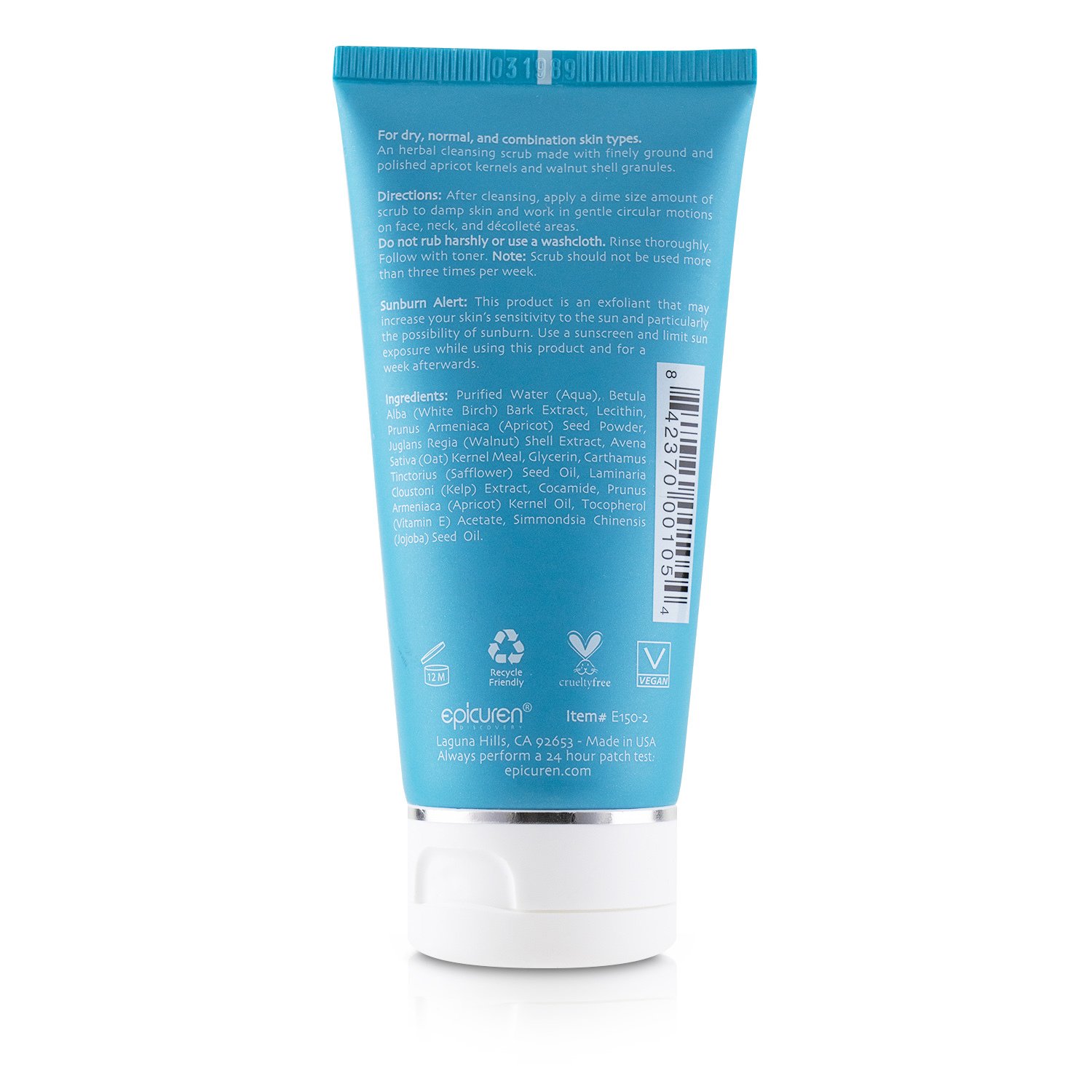 Epicuren Fine Herbal Facial Scrub For Dry, Normal & Combination Skin Types KOODING