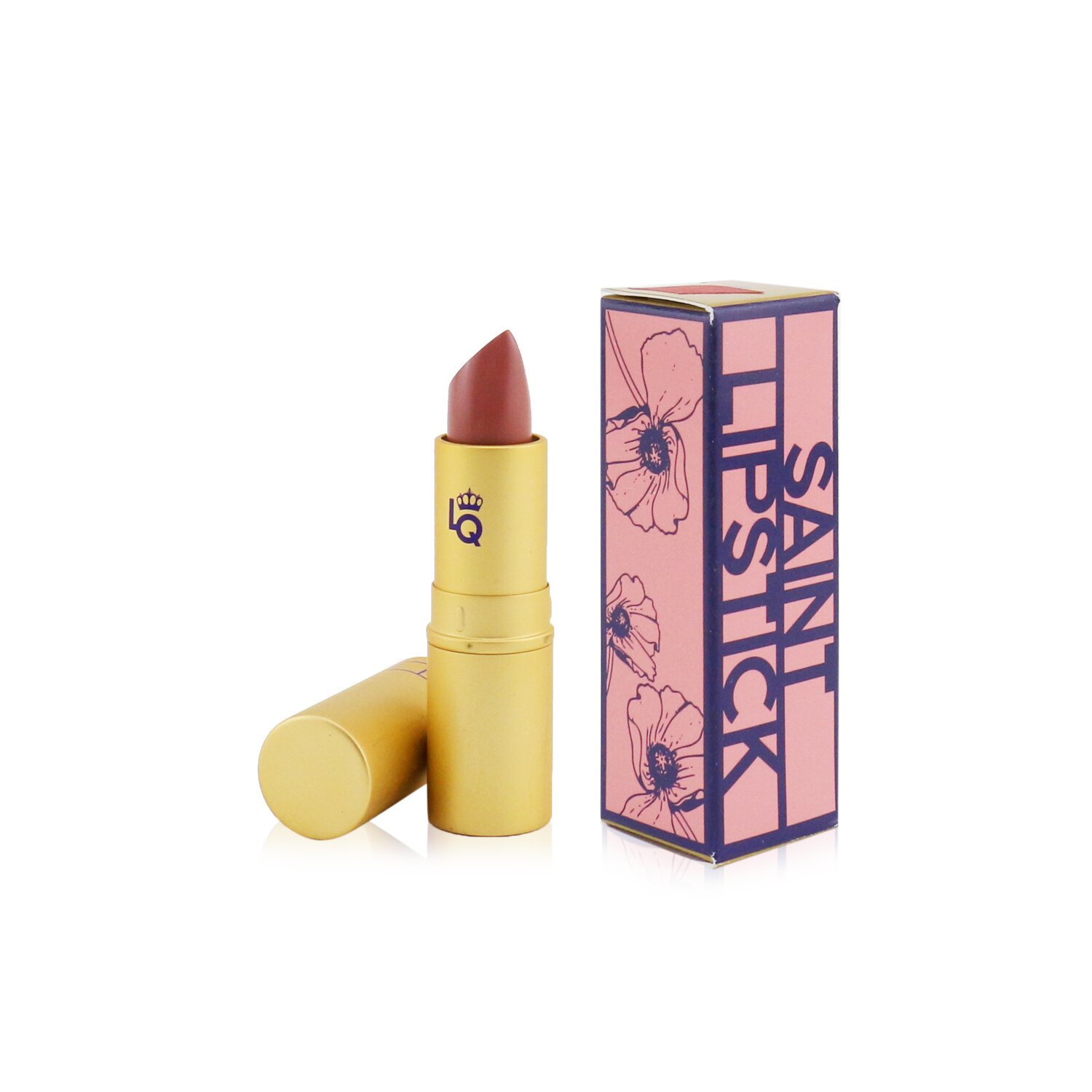 lipstick queen saint lipstick peachy natural