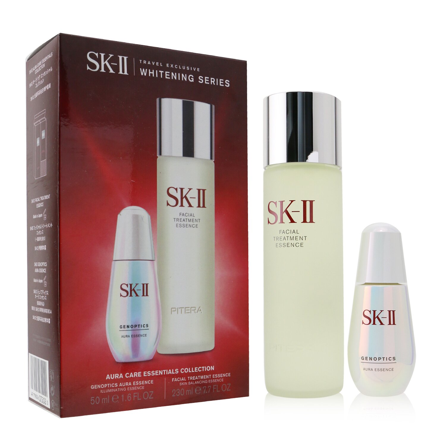 Whitening Series Aura Care Essentials Collection : Genoptics Aura Essence 50ml + Facial Treatment Essence 230ml