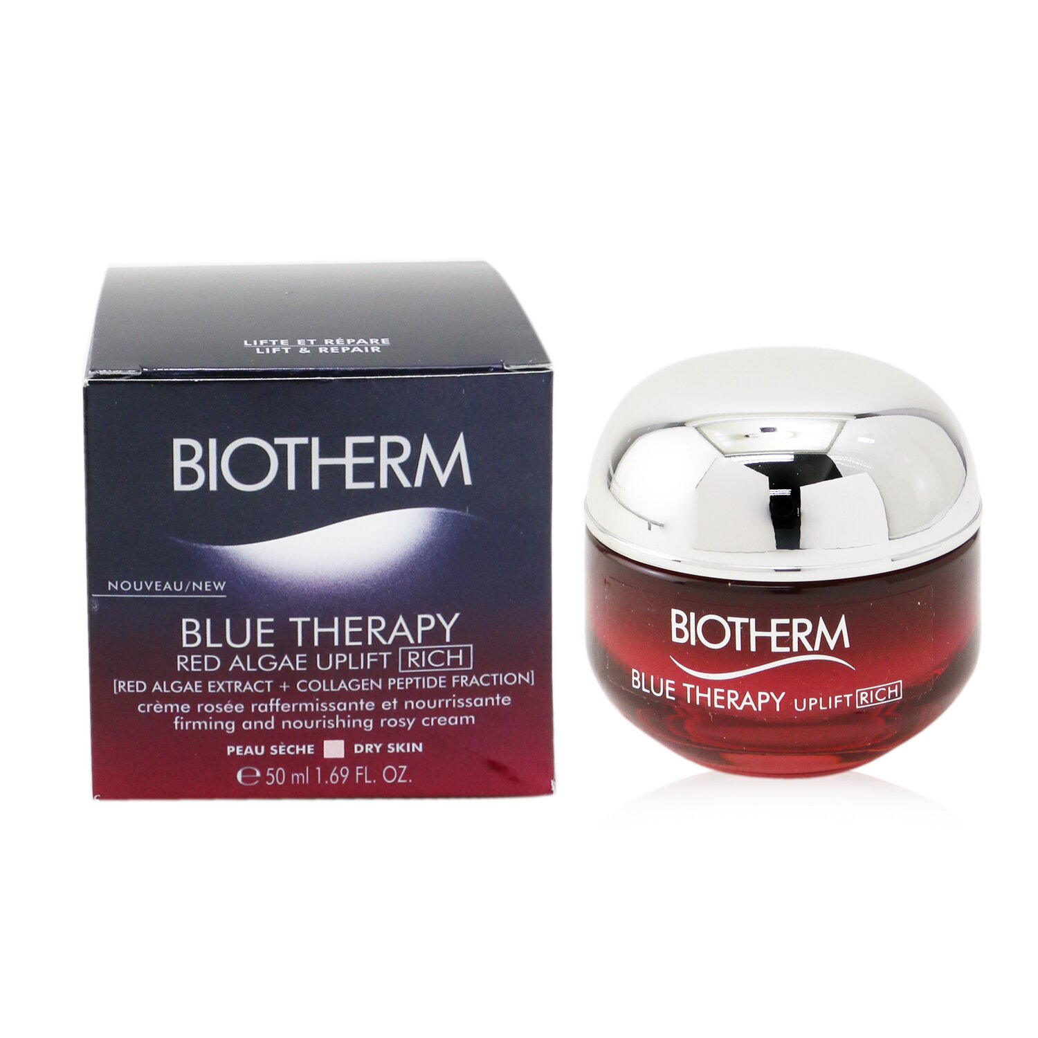 Blue Therapy Red Algae Uplift & Nourishing Rosy Rich Cream - Dry Skin 50ml/1.69oz | KOODING
