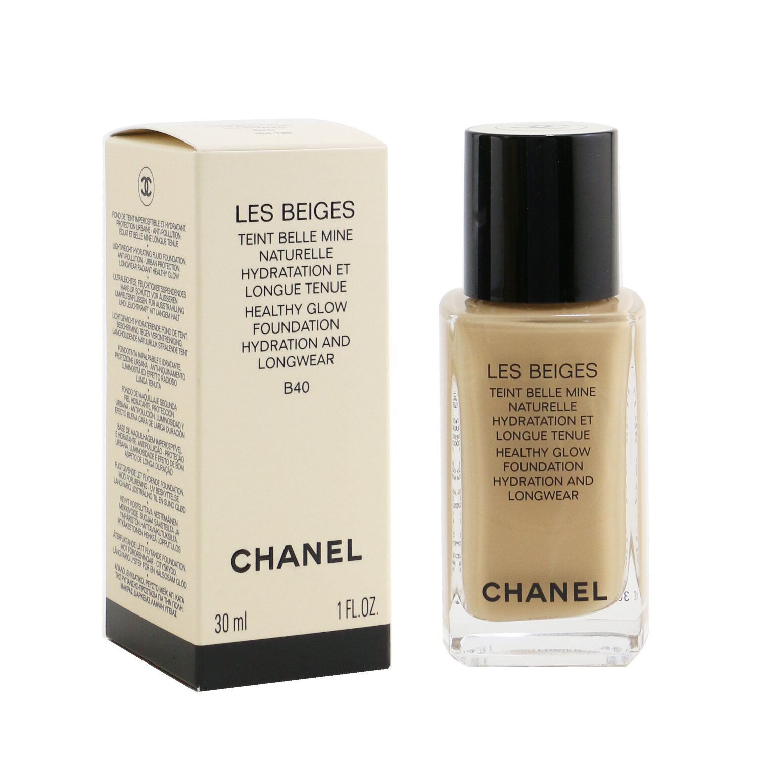 Chanel Ultra Le Teint Ultrawear Flawless Foundation - BD21 Light Medium  Golden , 1 oz Foundation