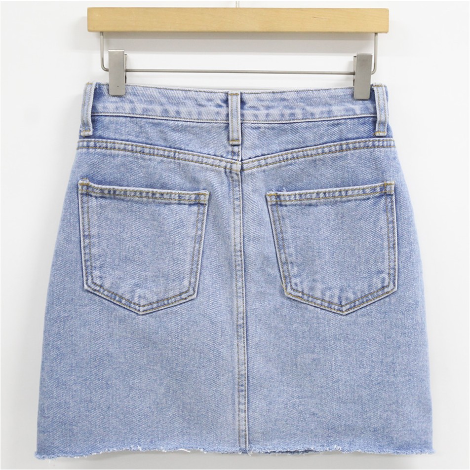 choper Pocket Mini Denim Skirt | Denim for Women | KOODING