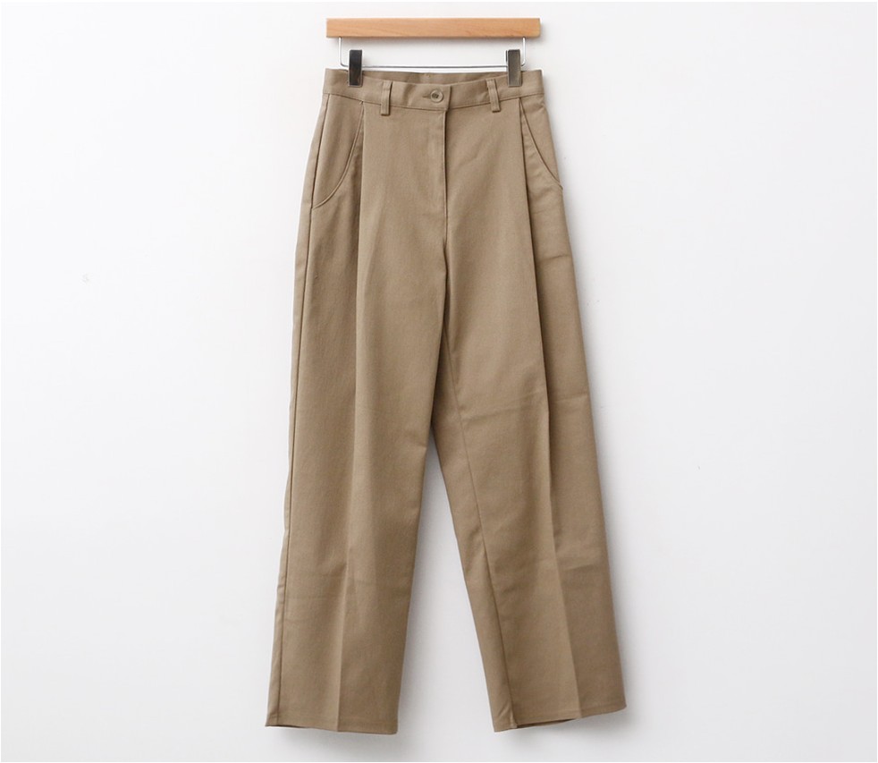 Envy Look Popo Wide Line Pants | Straight for Women | KOODING