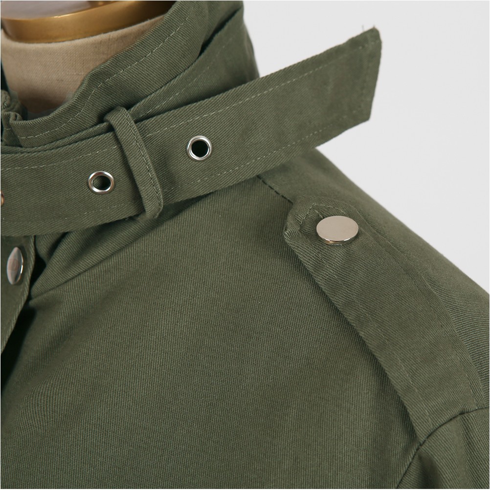 DABAGIRL Carl Buckle Short Military Jacket | Military for Women | KOODING