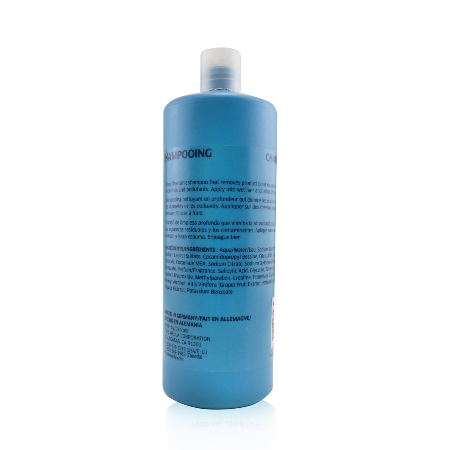 Wella Aqua Pure Shampoo 1000ml/33.8oz | KOODING