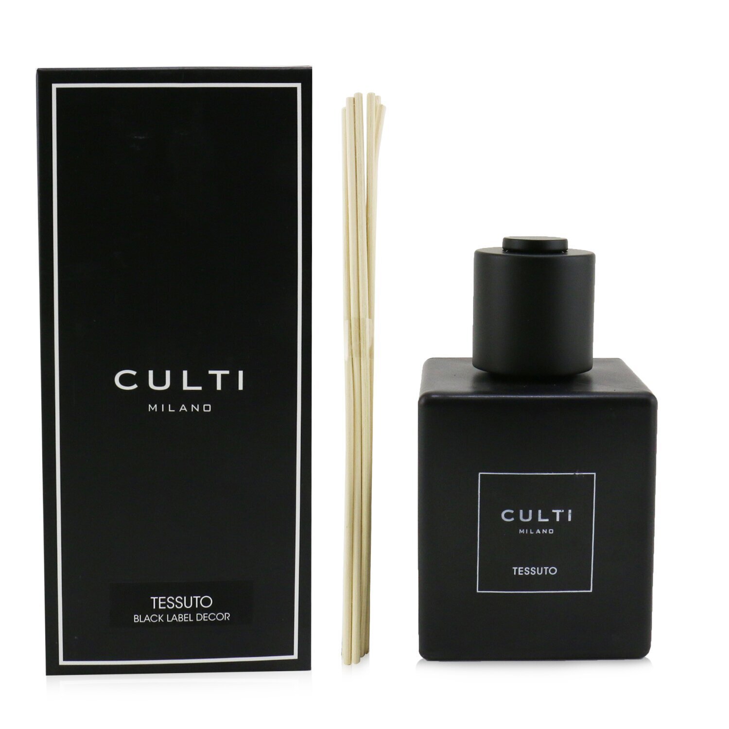 CULTI MILANO Black Label Decor Room Diffuser - Tessuto 500ml