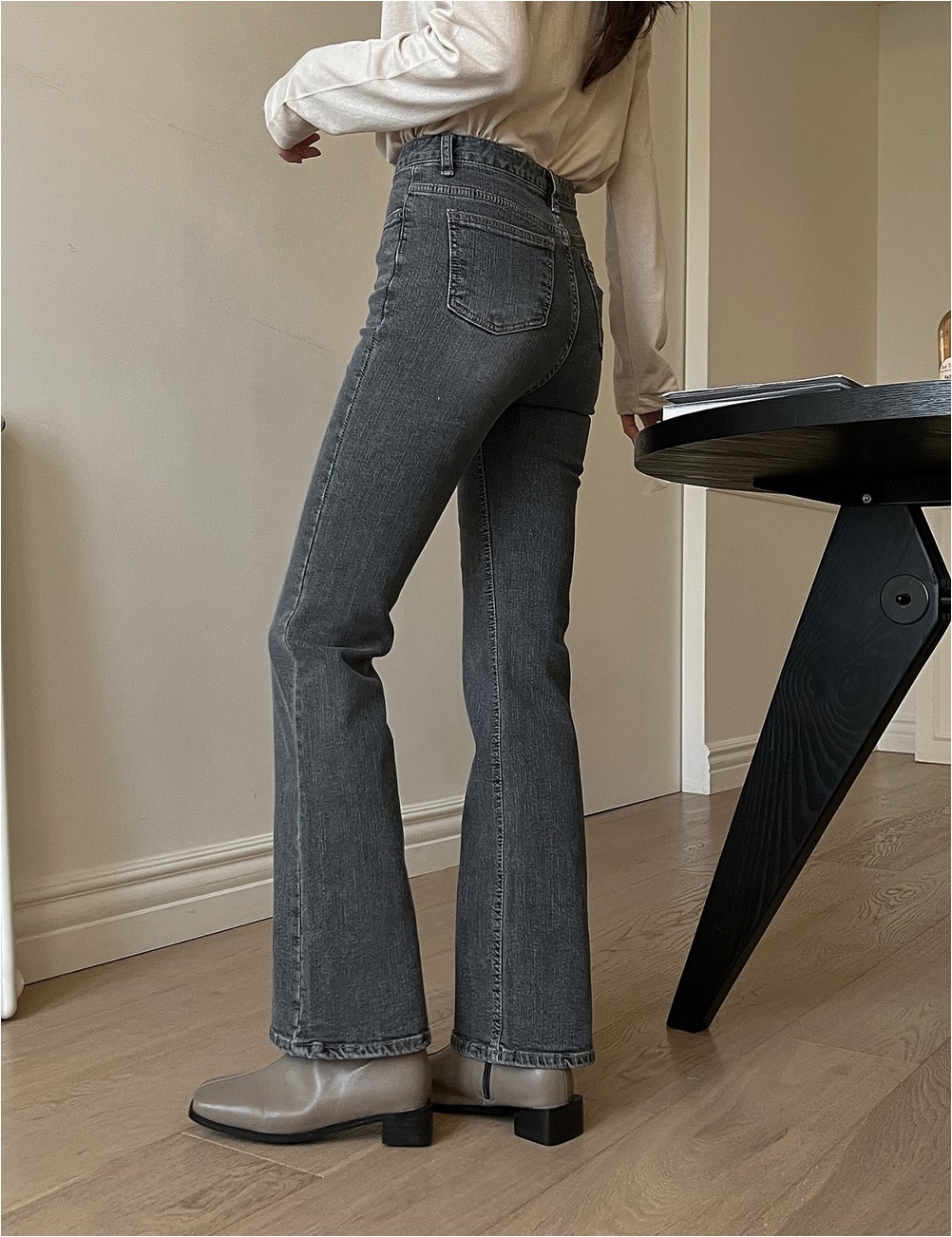 Envy Look Morning Boot Cut Long Denim Pants | Bootcut for Women | KOODING