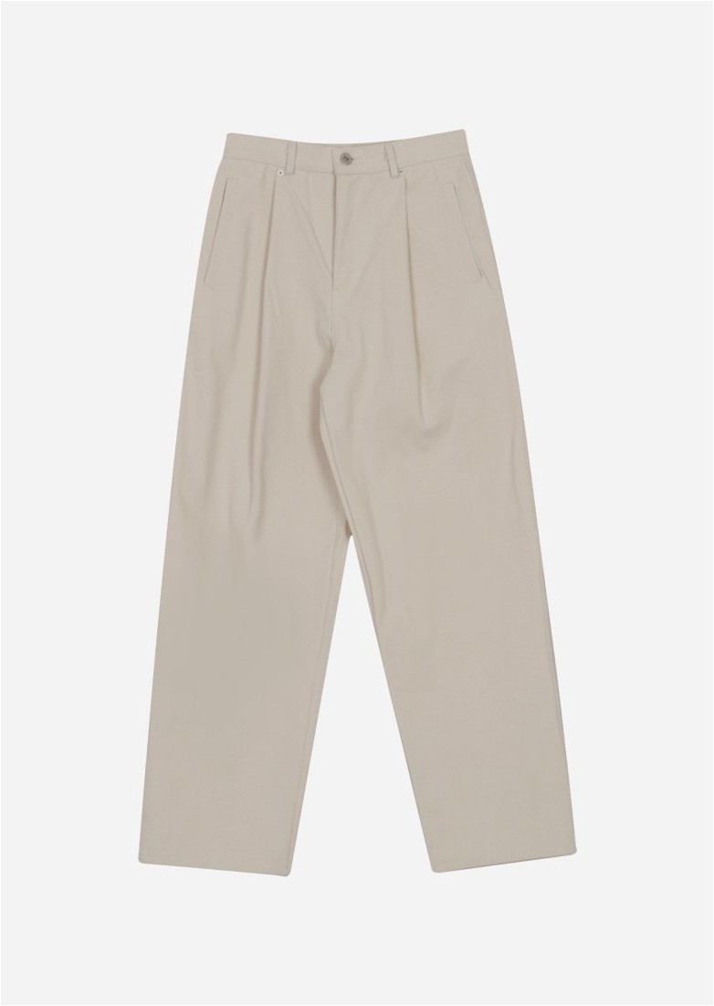 FLYDAY Front Detail Pintuck Pants | Dress Pants for Men | KOODING