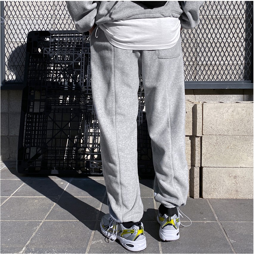 Cord Fleece Track Pants - Burgundy – Feature