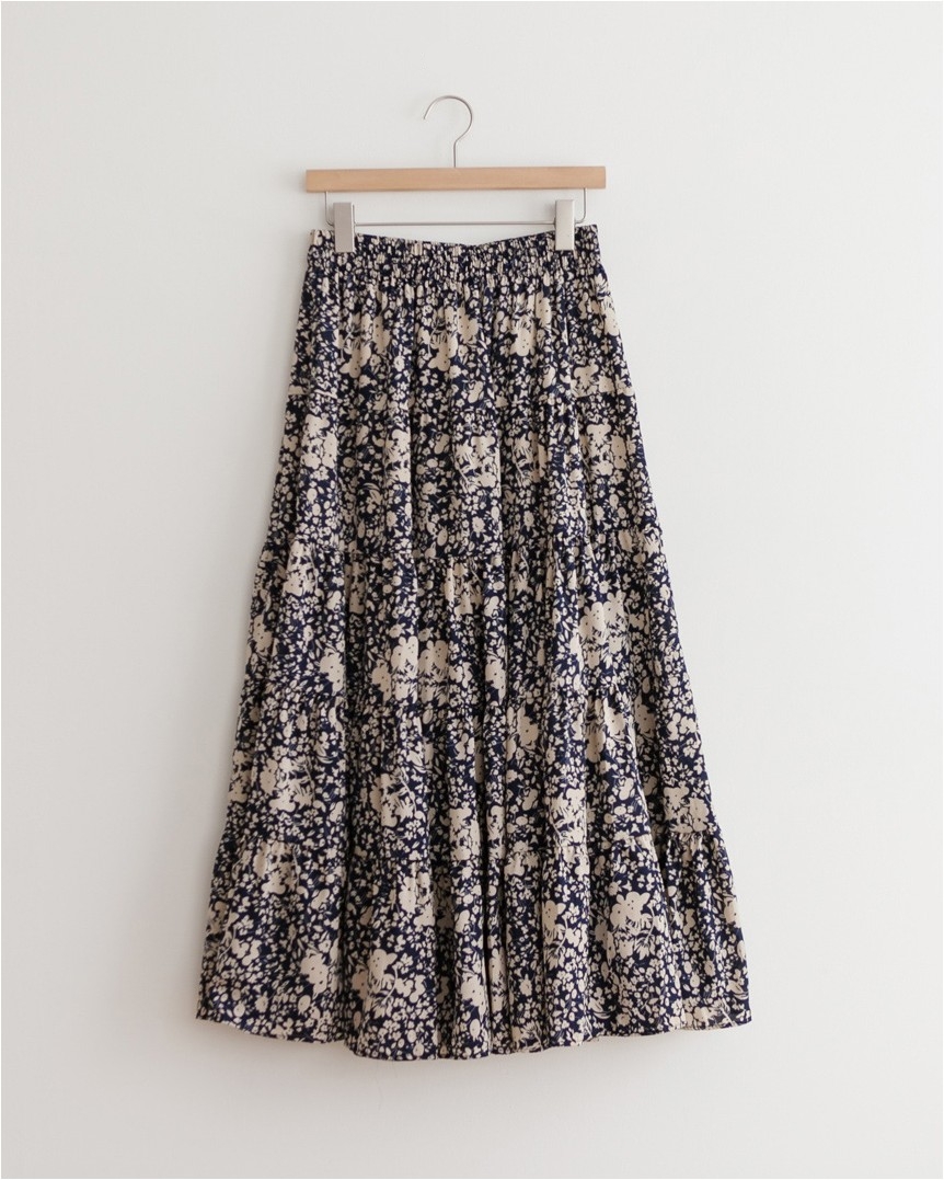 MOON Flower Garden Elastic Skirt | Pencil for Women | KOODING