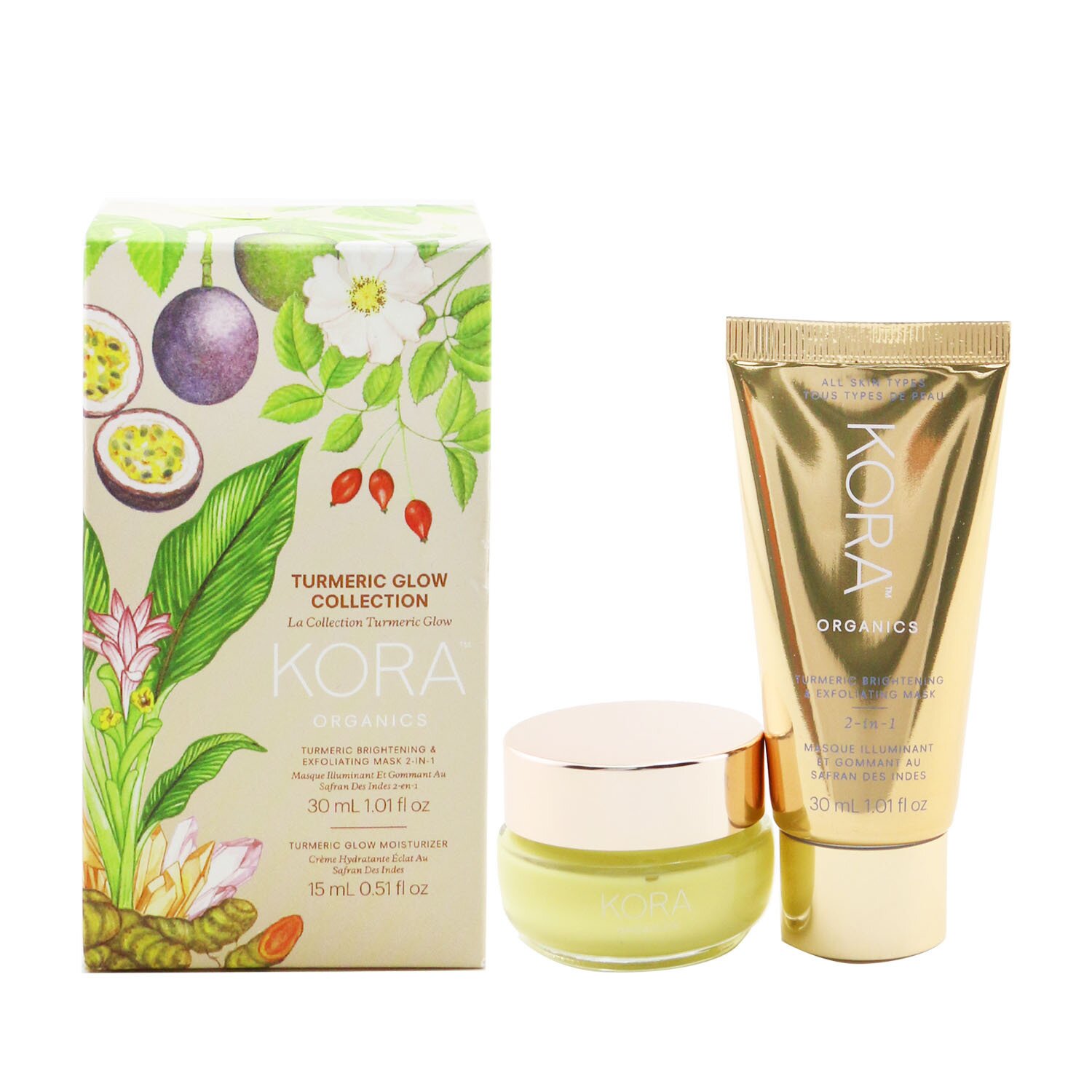 Kora Organics Turmeric Glow Collection Turmeric Brightening