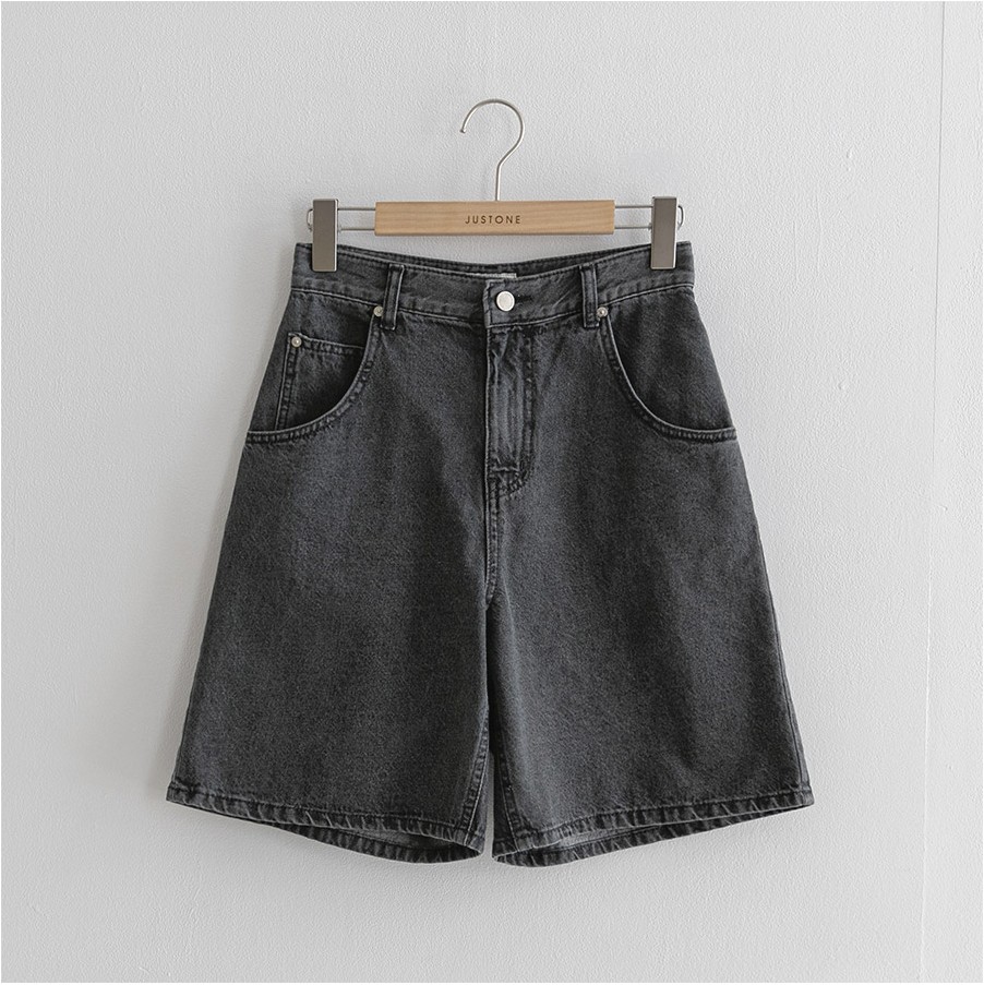 JUSTONE River Wide 5 Shorts | Denim for Women | KOODING