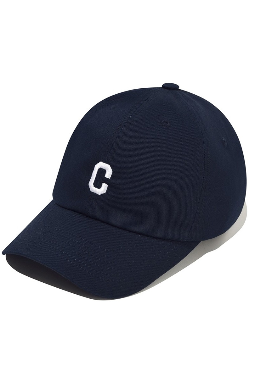 Covernat Unisex Small C Logo BB Cap Navy | Hats for Women | KOODING