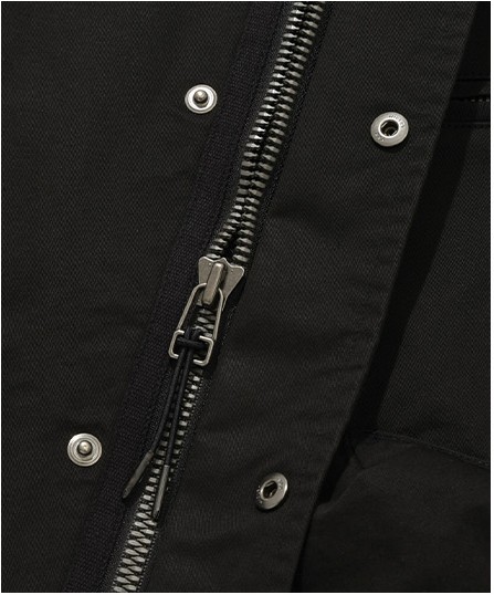 Covernat Unisex M65 Short Jacket Black | Military for Women | KOODING
