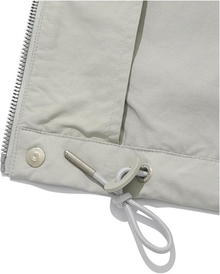 Covernat Unisex Military Hoodie Short Jacket Light Gray | Military for ...