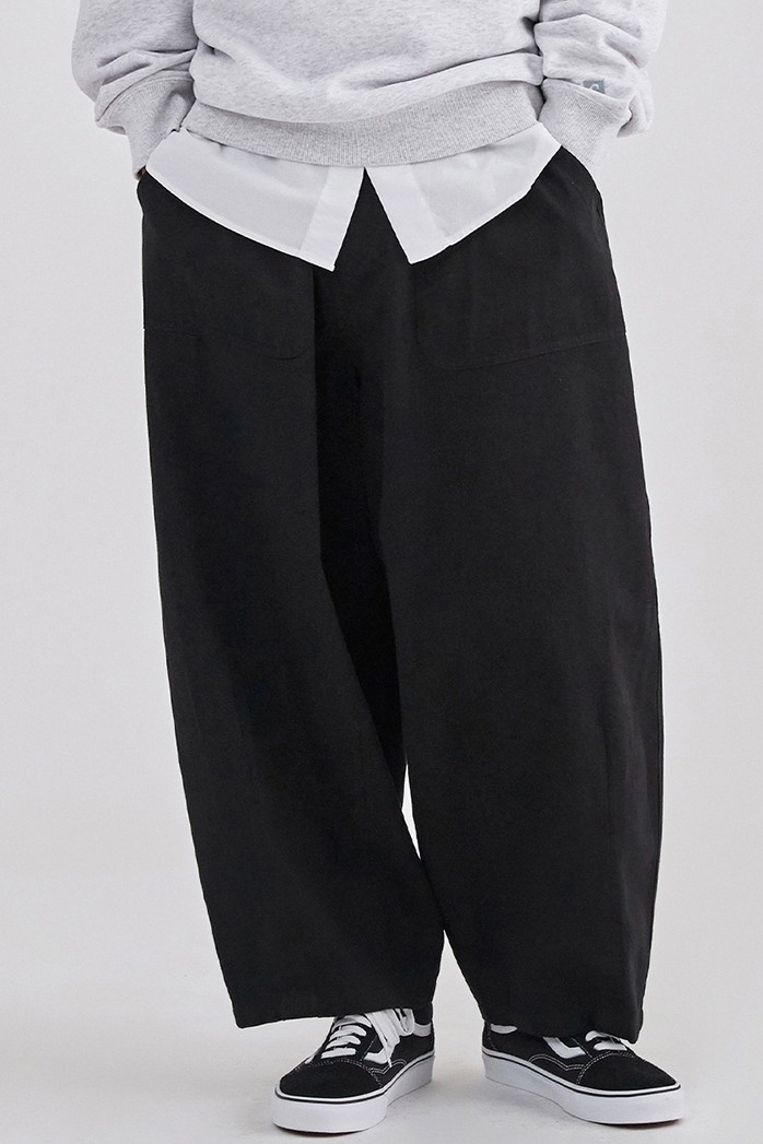 Buy Black 100% Linen Bottom Pleated Balloon Pant For Women by Linen Bloom  Online at Aza Fashions.