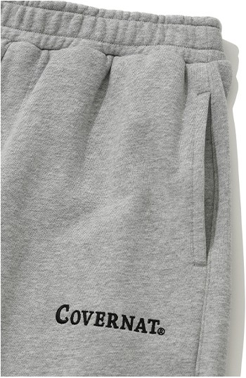 Covernat Unisex Arch Logo Sweat Jogger Pants Melange Gray