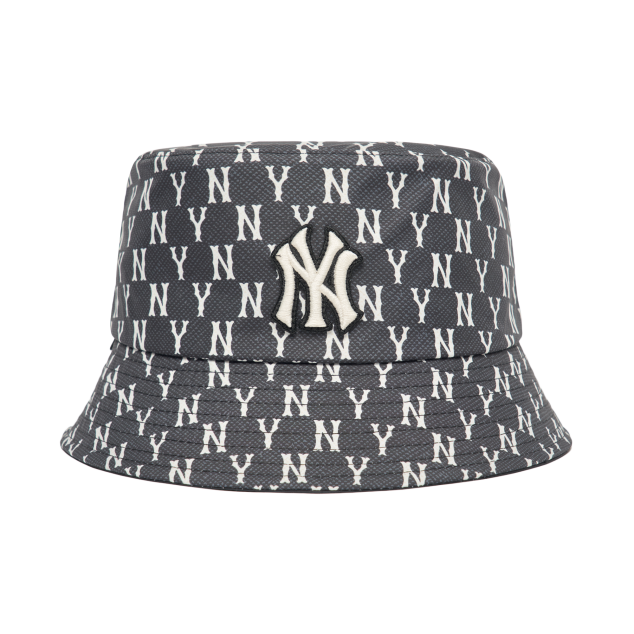 Genuine MLB Monogram Classic Bucket Hat NY (D.Beige)