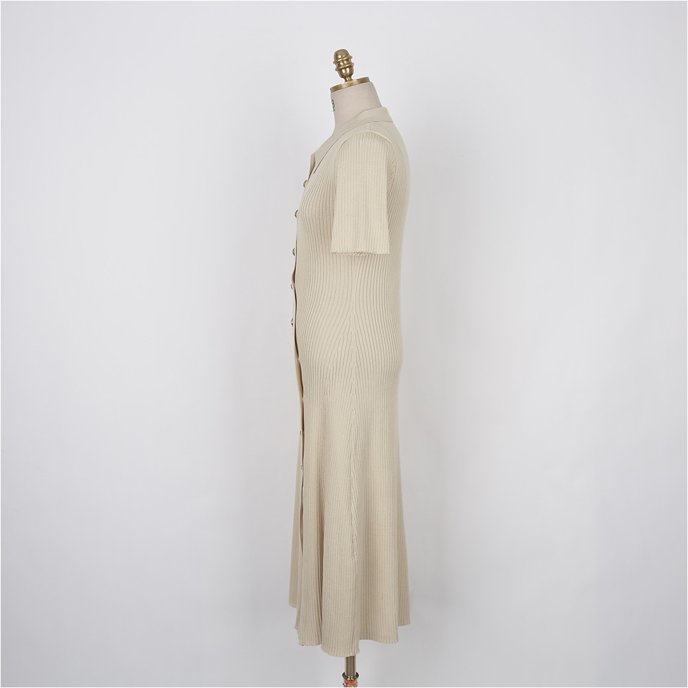 DABAGIRL Ben Diagonal Button Dress | Fit & Flare for Women | KOODING