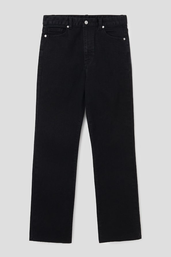 中古 BEAMS SSZ POP BLACK 8P DENIM PANTS - メルカリ
