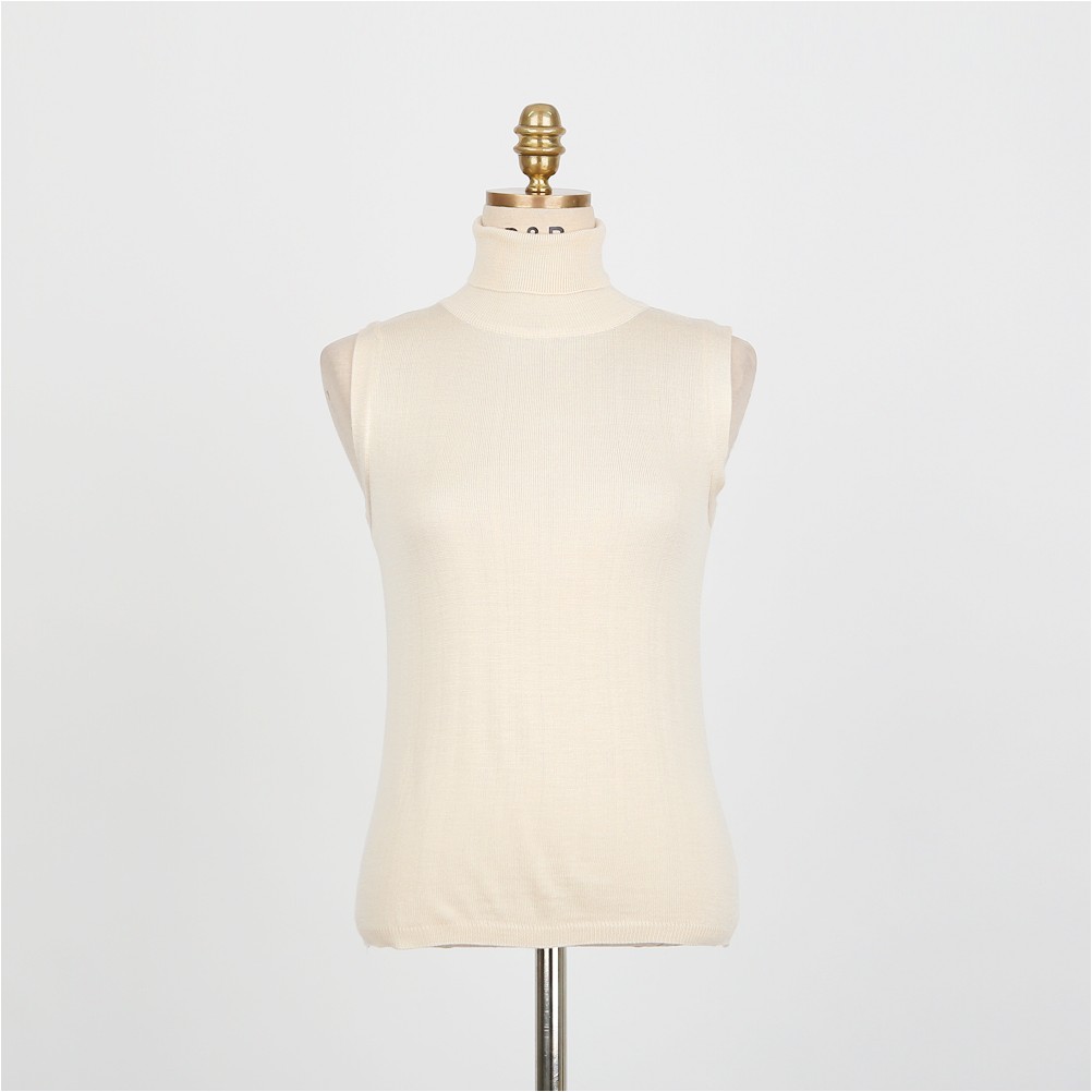 DABAGIRL Bell Sleeveless Turtleneck Tee Shirt Turtlenecks & Mock