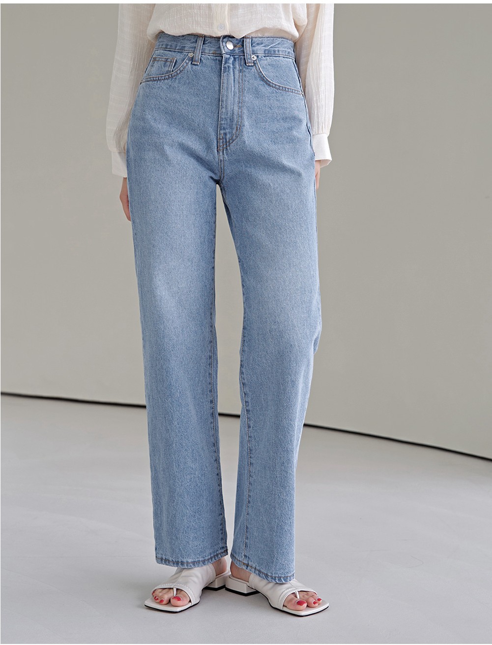 TWEE Oz Straight Denim Pants | Straight for Women | KOODING