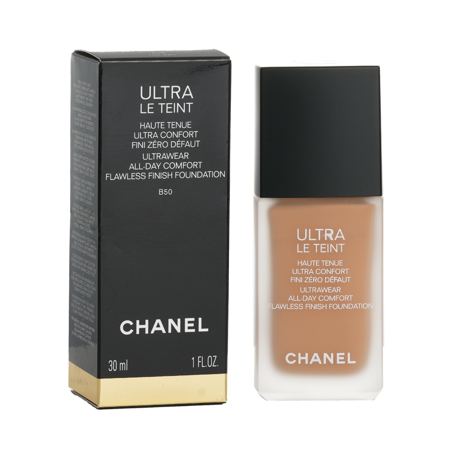 Chanel Ultra Le Teint Ultrawear All Day Comfort Flawless Finish Foundation B50