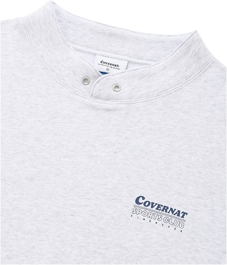 Covernat Unisex Arch Logo Crew Neck