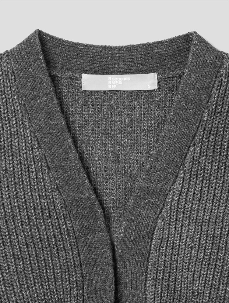 8seconds Long Sleeve Bolero Cardigan Gray | Cardigans for Women | KOODING