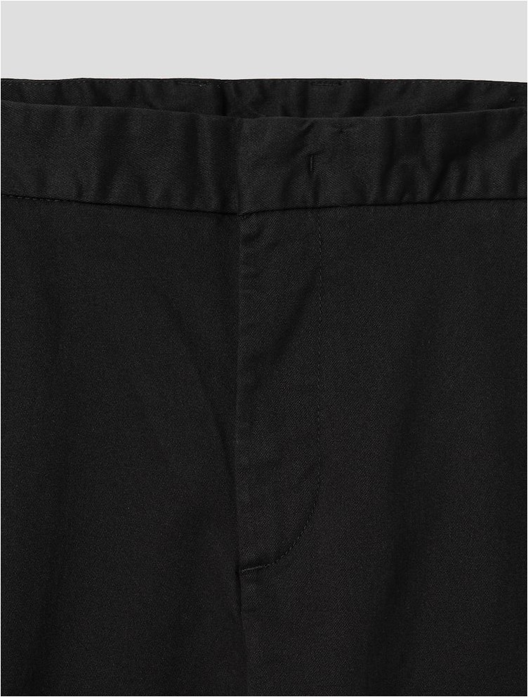 8seconds Cotton Span Fleeced Elastic Relax Fit Pants Black | Chinos for ...