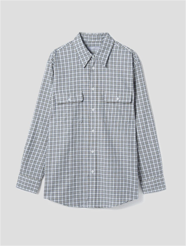 8seconds Check Pattern Two Pockets Shirt Check | Plaid for Men | KOODING