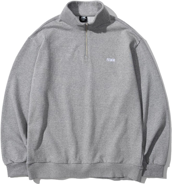 ★送料・関税込★FCMM★Club Team Classic Halfzip Sweatshirt★ FCMM Unisex Club Team Classic Half Zipup Sweatshirt Melange