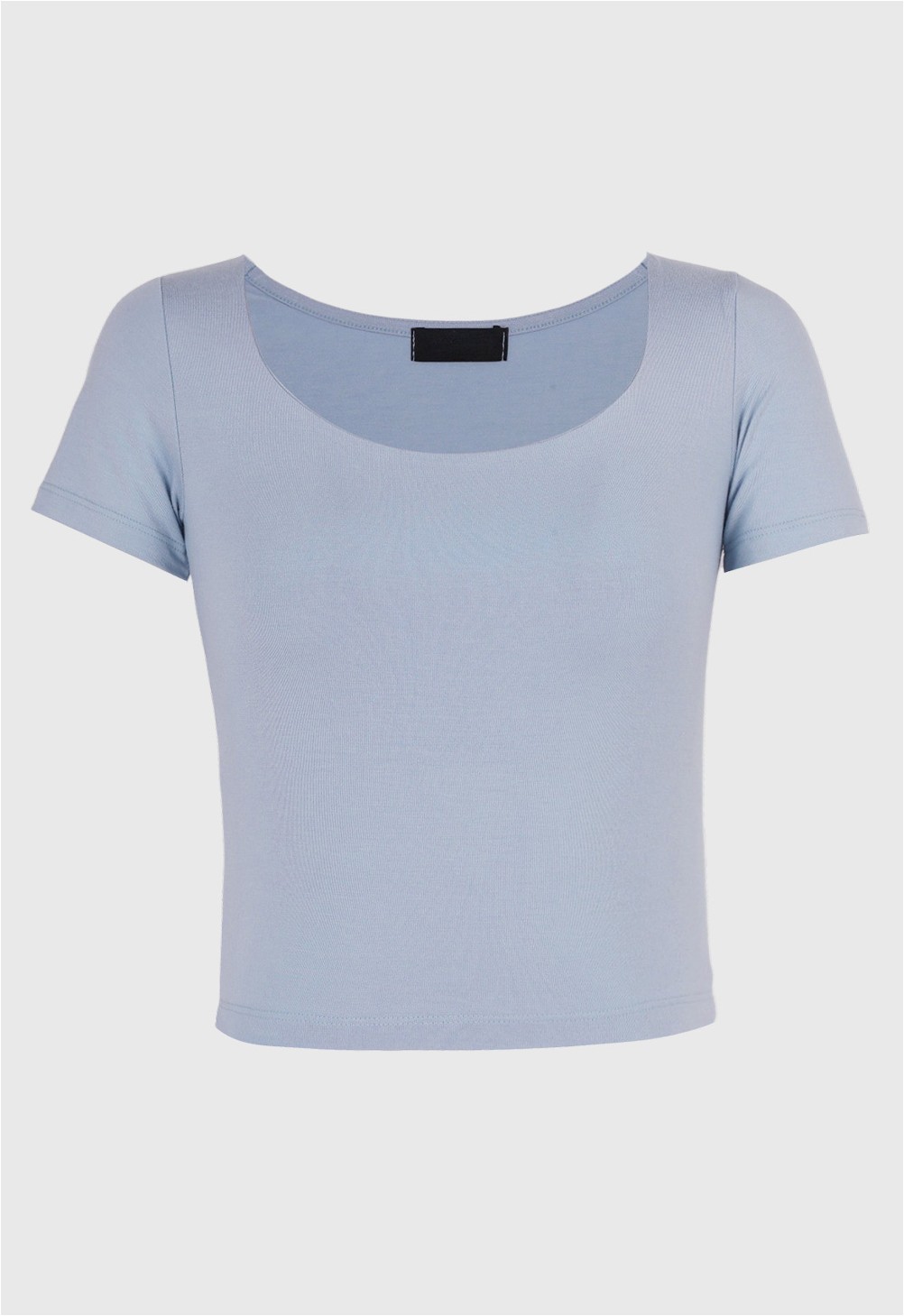 Benito Reef U Neck Crop Tee Shirt | Cropped for Women | KOODING
