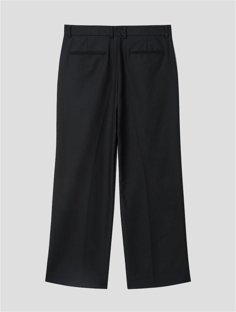 【MODERNIF】Even Cotton One-Tuck Wide Pants TONYWACK | Washed Wide Leg Cotton Work Pants | Women | Lane