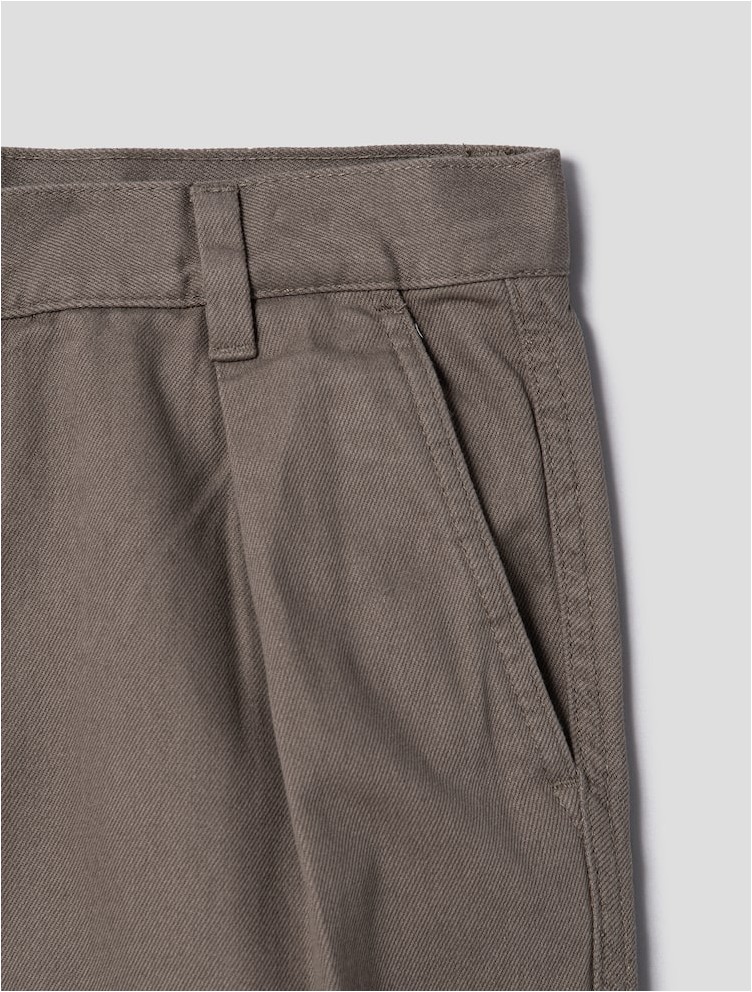 パンツ [8 SECONDS] TWILL WIDE PANTS 8seconds Twill One Tuck Wide Pants Ivory | Chinos for Men