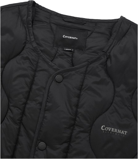☆韓国の人気☆【COVERNAT】☆(W) QUILTED JACKE.T☆ Covernat Unisex Med Quilting Jacket Black | Puffer for Women
