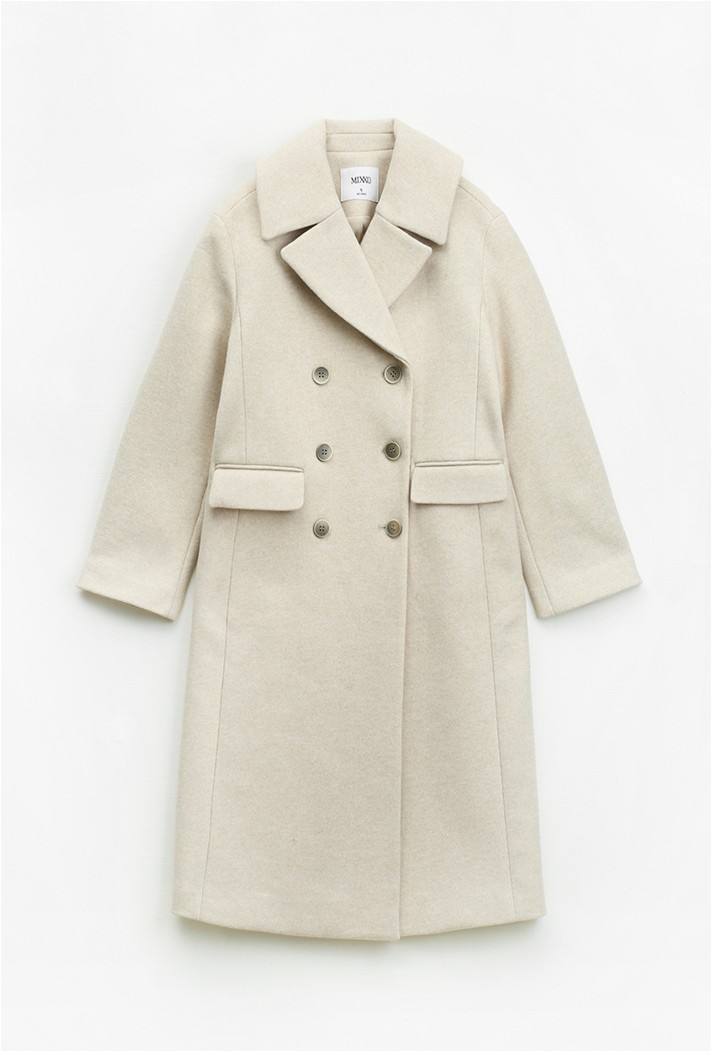 MIXXO Double Long Coat Coats for Women KOODING