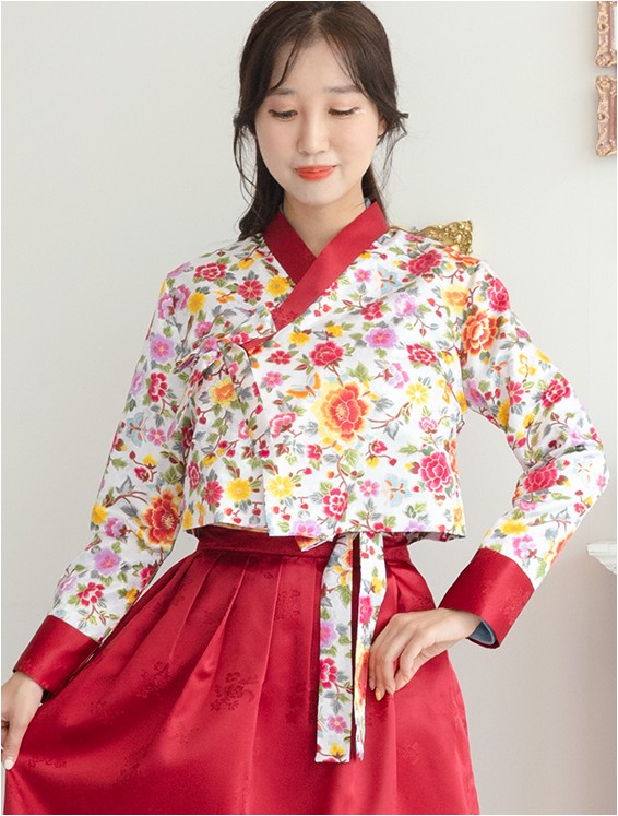 Handmade Modern Couple Hanbok newest Shirt | Beige Jeogori For Women And Men (SN00006)